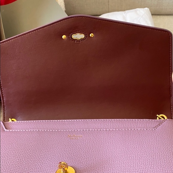 Mulberry Darley in Lilac Cross Grain Leather - Picture 13 of 13
